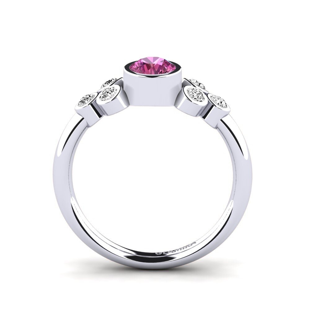 Pink Topaz Engagement Ring Adamaris