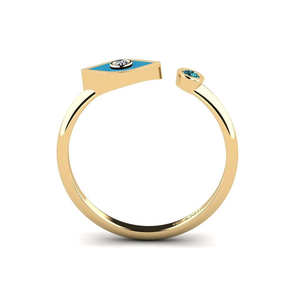 Blauer Diamant Ring Adecial