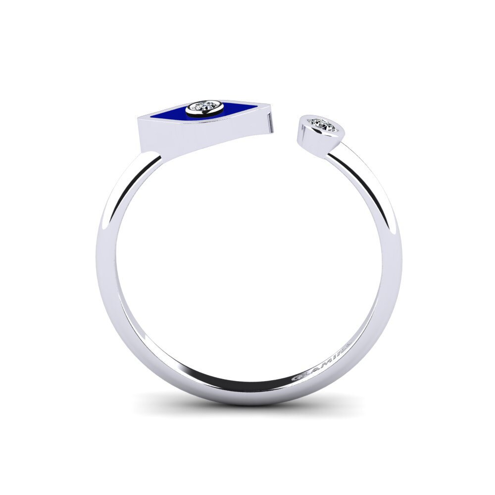 Weißgold 375 Ring Adecial