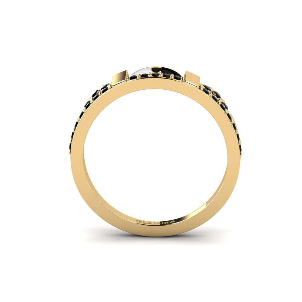 Zafiro negro Anillo Administrative