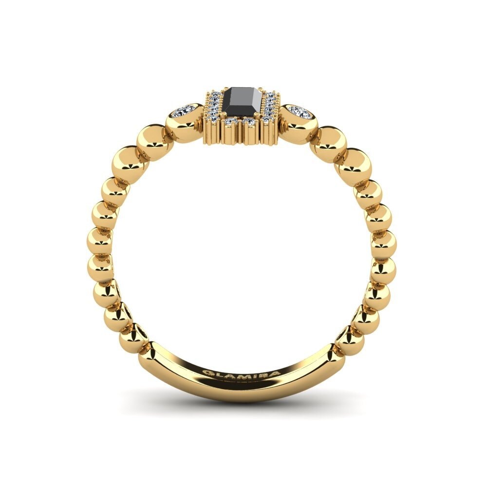 Black Diamond Engagement Ring Admiraa
