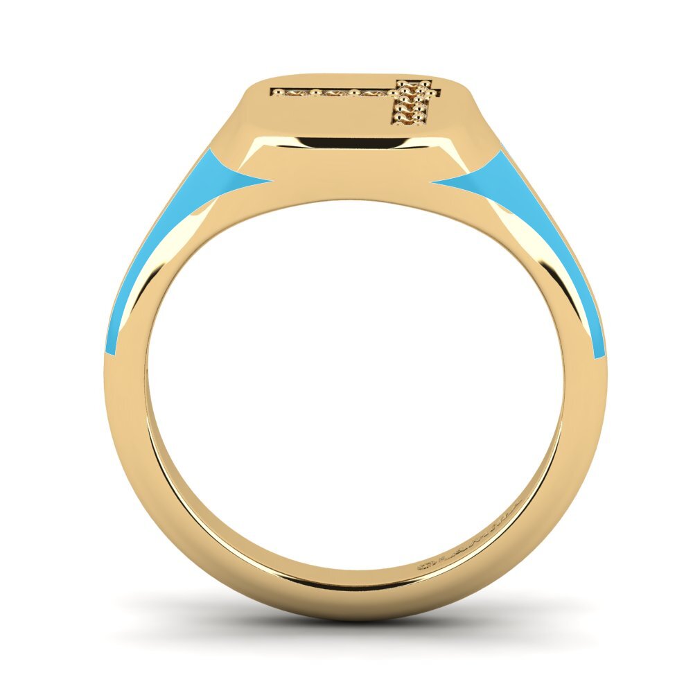 Brown Diamond Pinky Ring Adronia