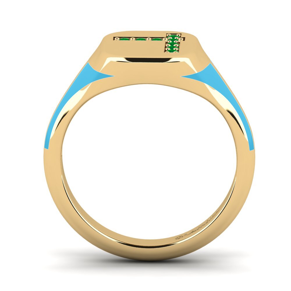 Emerald Pinky Ring Adronia
