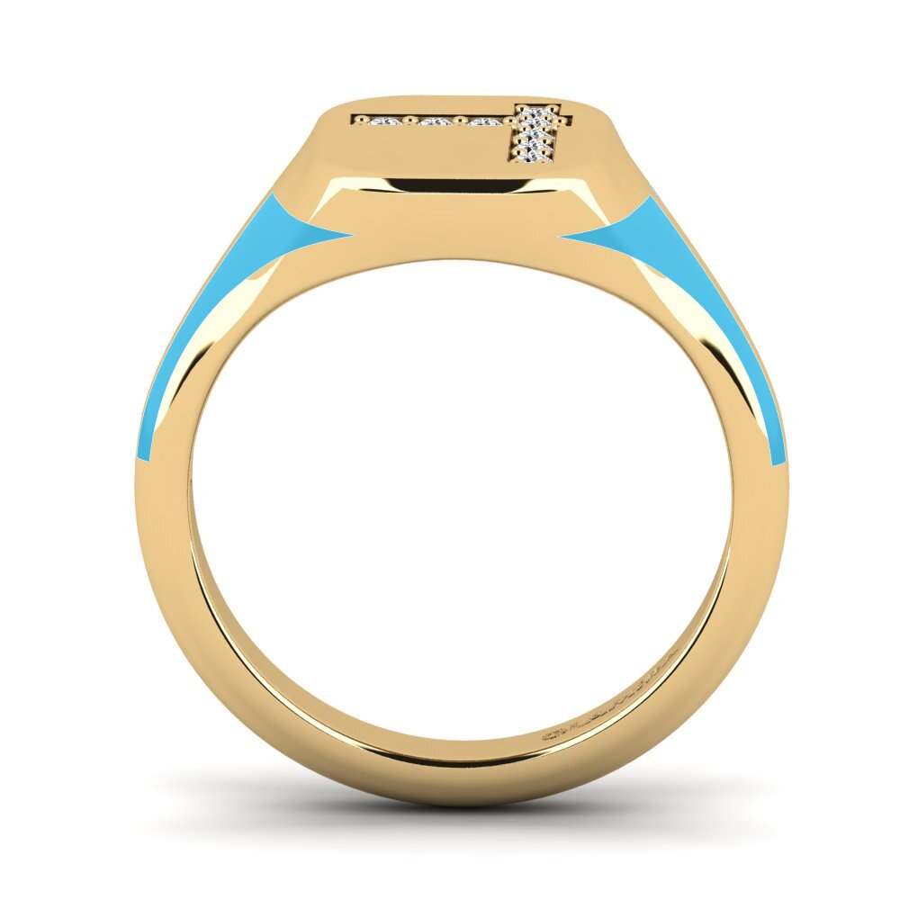 Moissanit Pinker Ring Adronia
