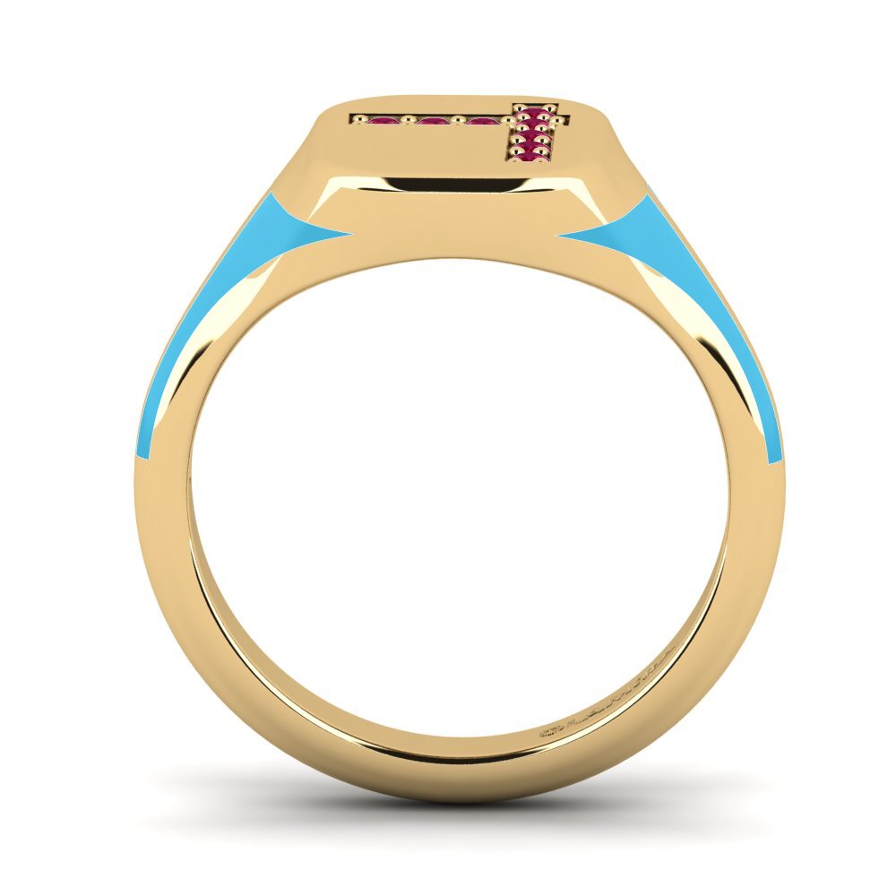 Ruby Pinky Ring Adronia