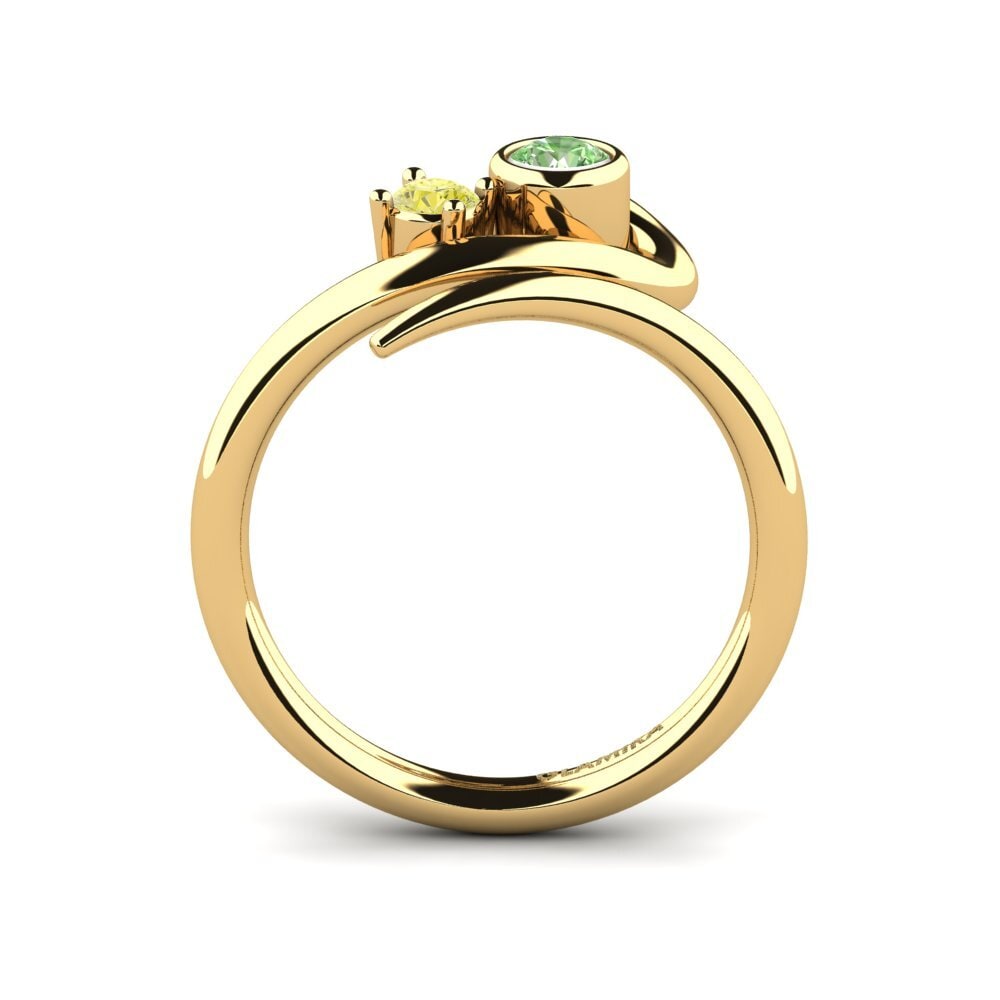 Green Diamond Ring Adsila