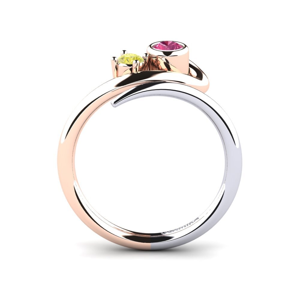 14k Rose & White Gold Ring Adsila