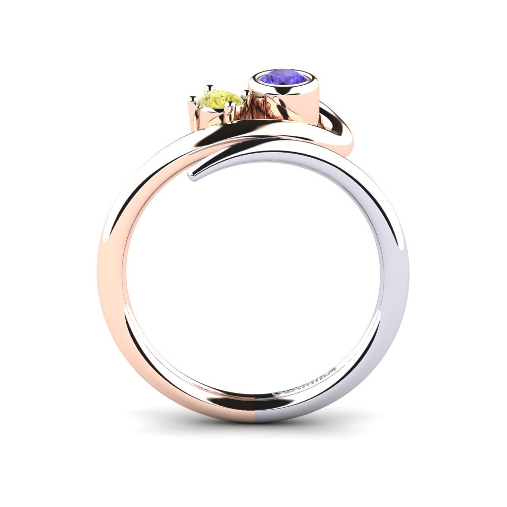 14k Rose & White Gold Ring Adsila