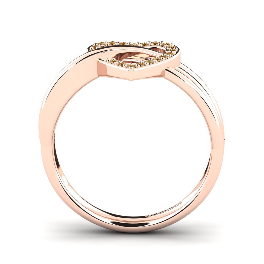 Brauner Diamant Ringe Aestril