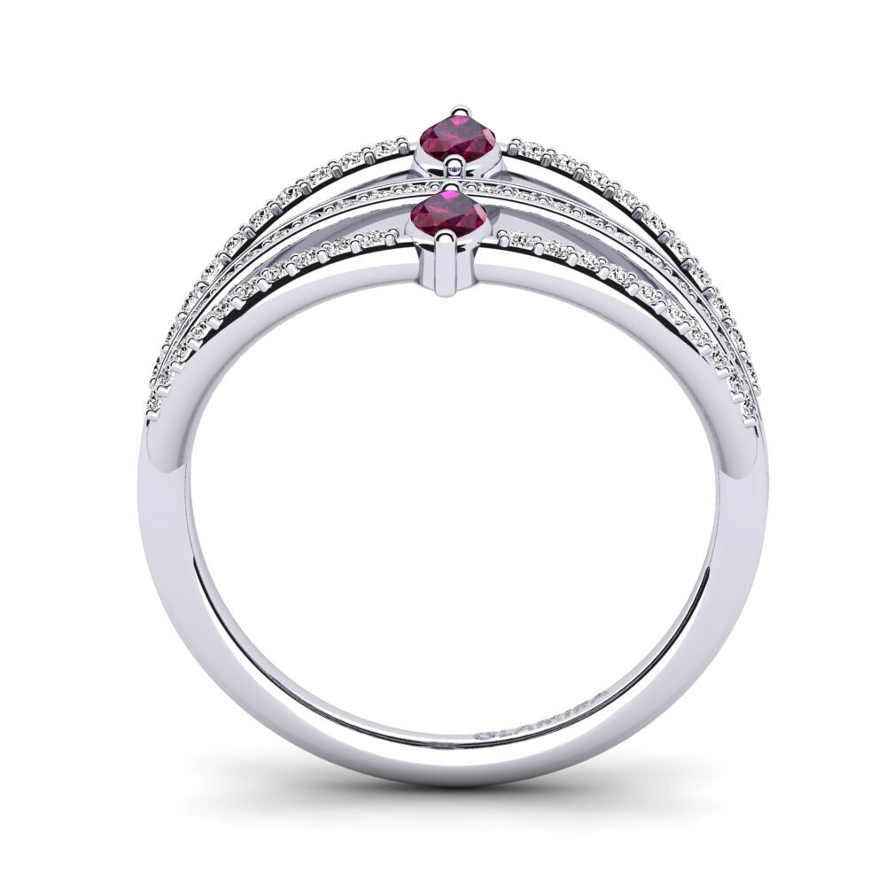 Rhodolite Garnet Ring Affluence