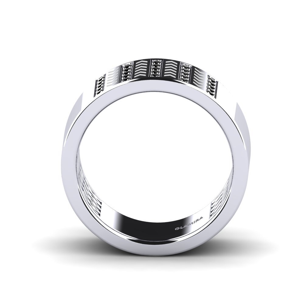 Schwarzer Diamant Ring Affranchi