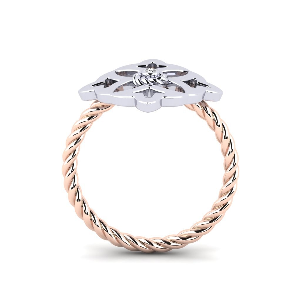 diamante-safira Anel Afnares