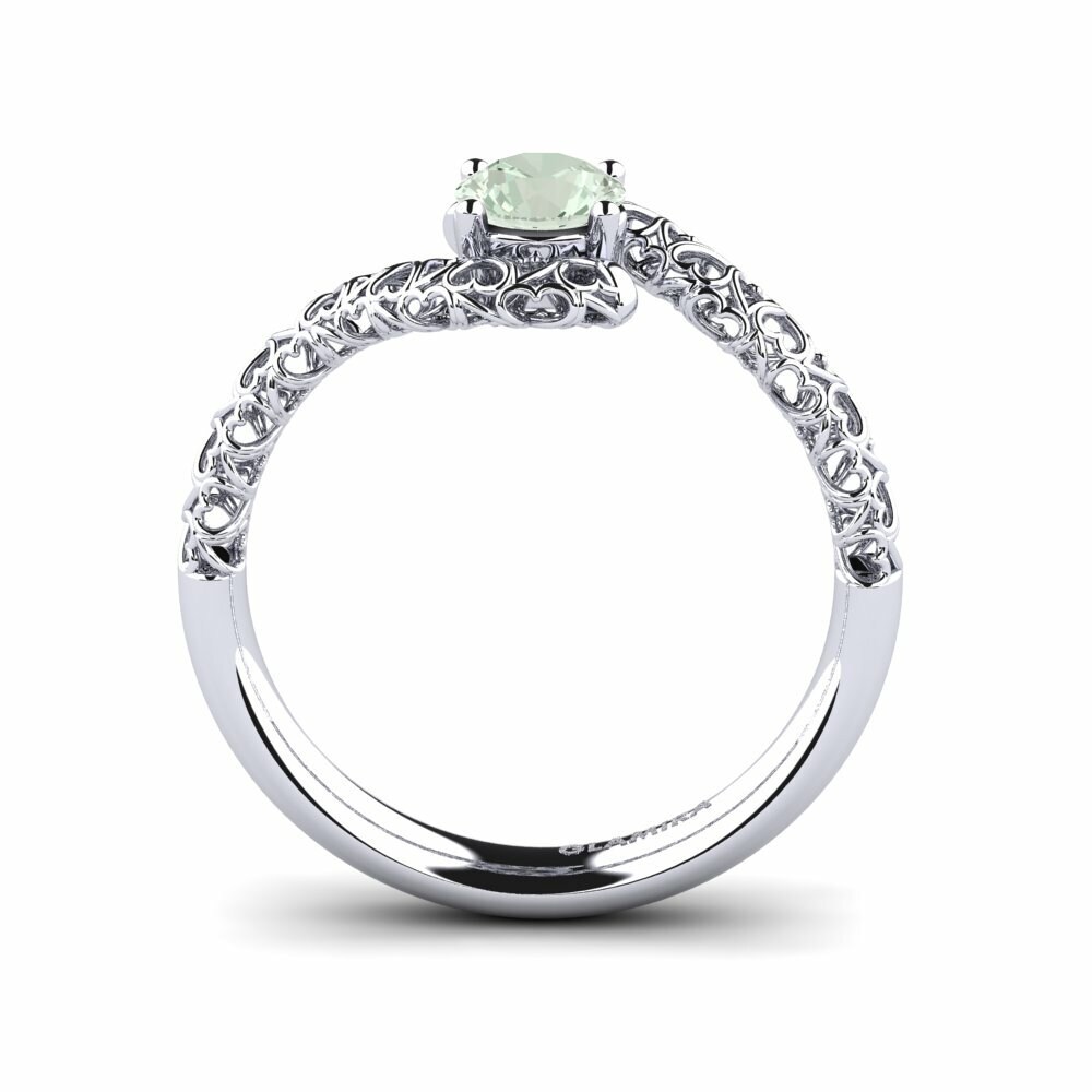 Amatista verde Anillo de compromiso Agamemnon