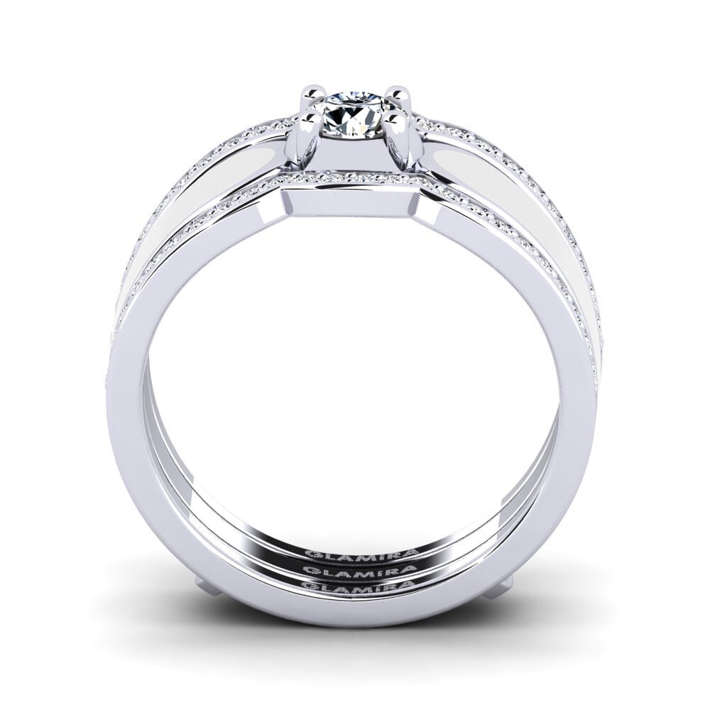 950 Palladium Ring Agend SET