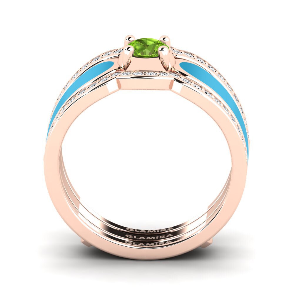 Peridot Ring Agend SET