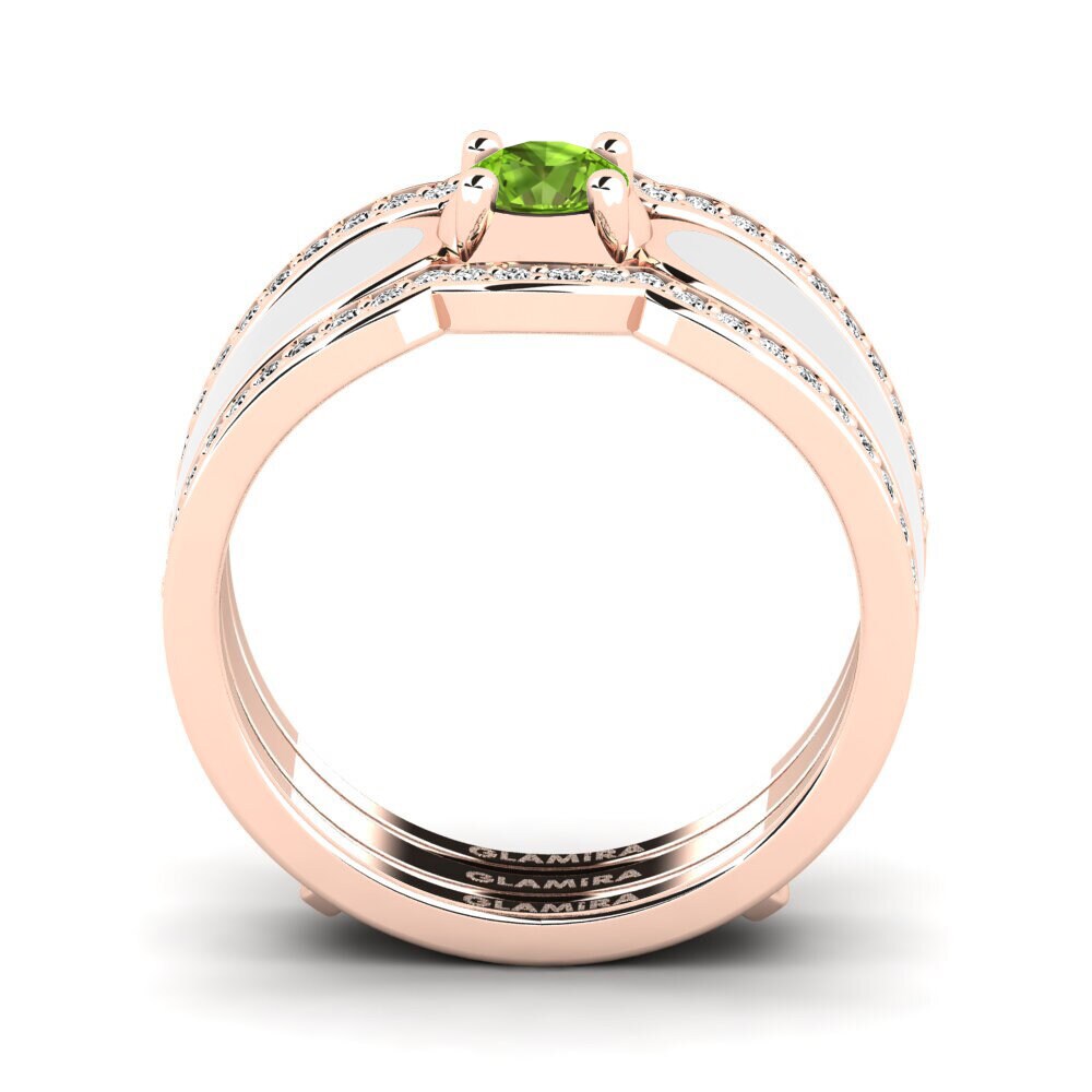 Peridot Ring Agend SET