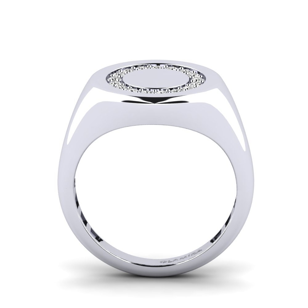 Moissanite Anel Agnation