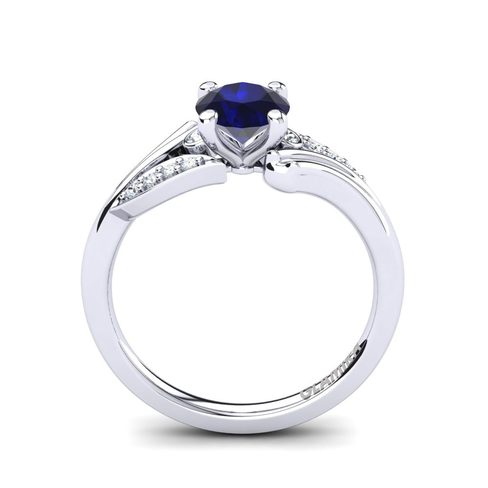 Zafiro Anillo de compromiso Agnella 0.8 crt