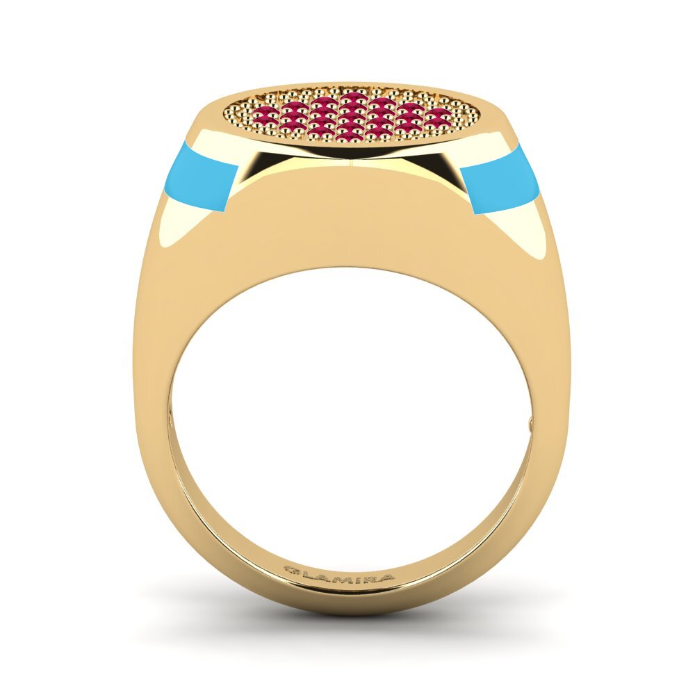 Ruby Pinky Ring Agund