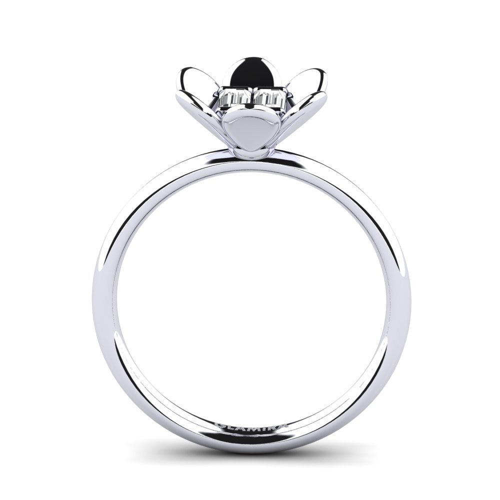 Weißer Saphir Ring Ahir