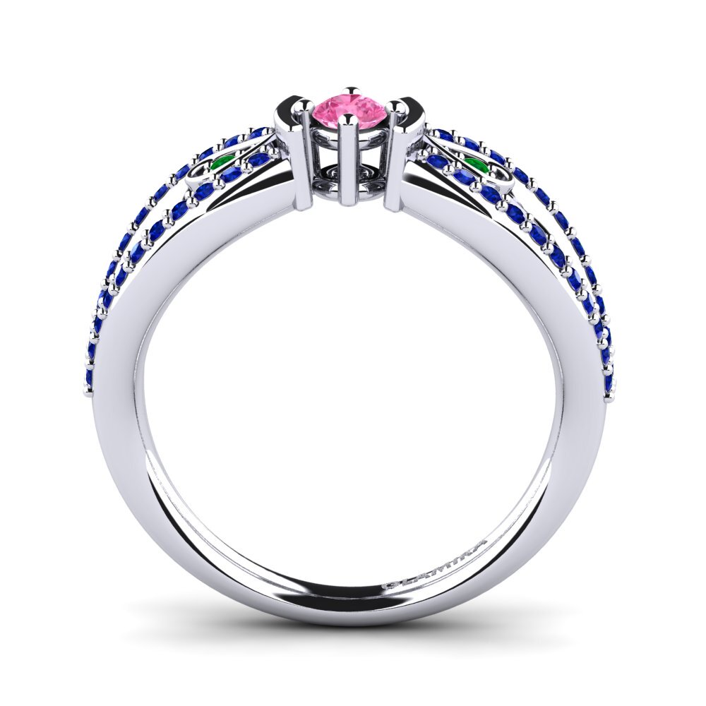 Pink Sapphire Engagement Ring Aigina