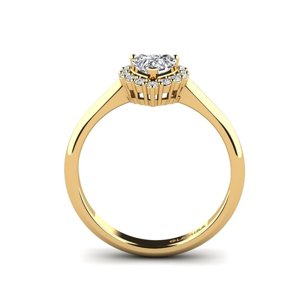 Gelbgold 585 Verlobungsringe Ailefroide
