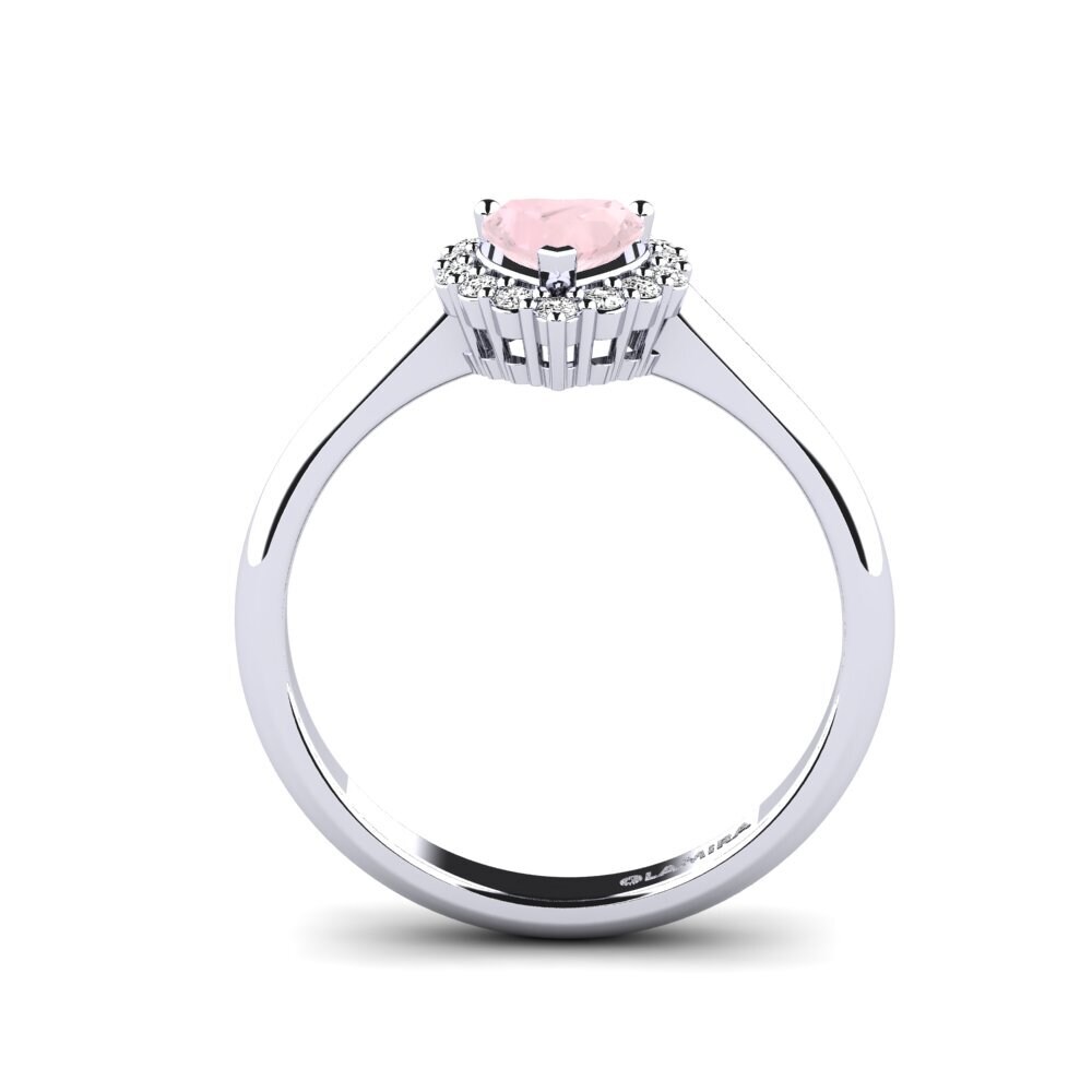 Rose Quartz Engagement Ring Ailefroide