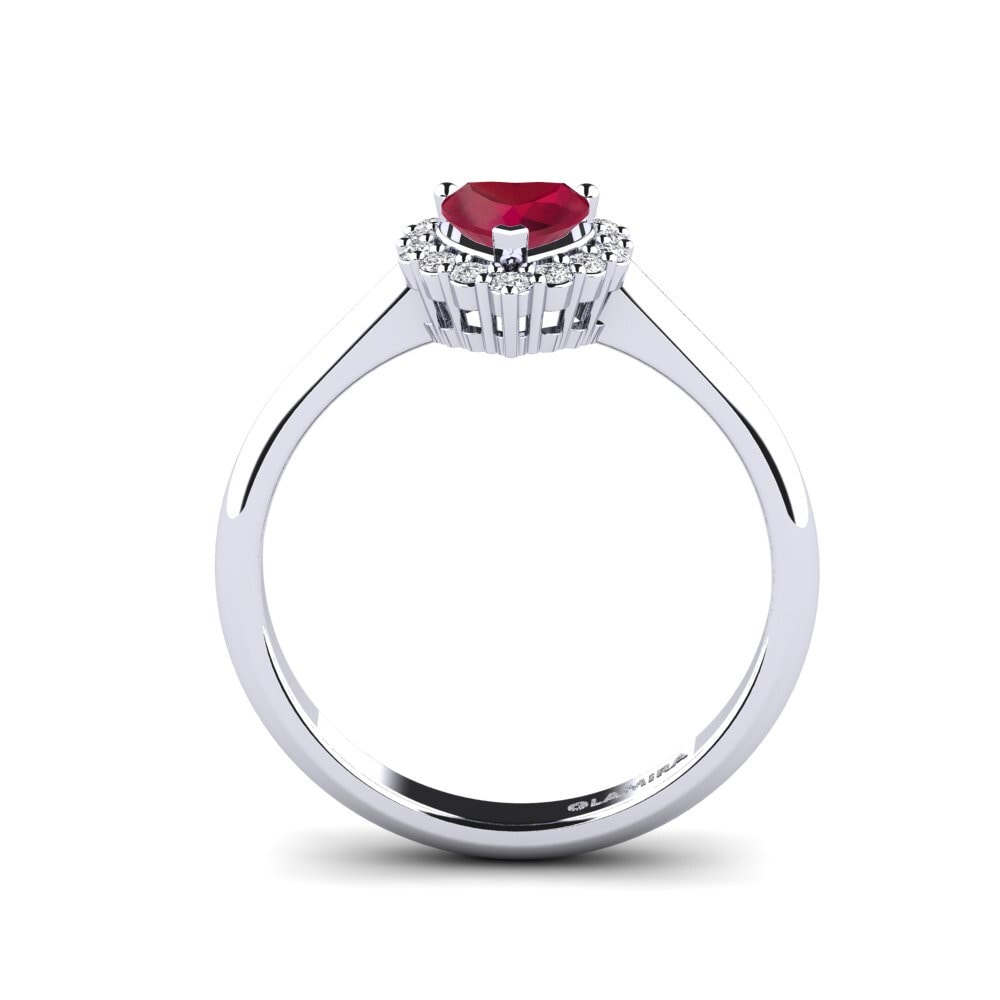Rubí Anillo de compromiso Ailefroide