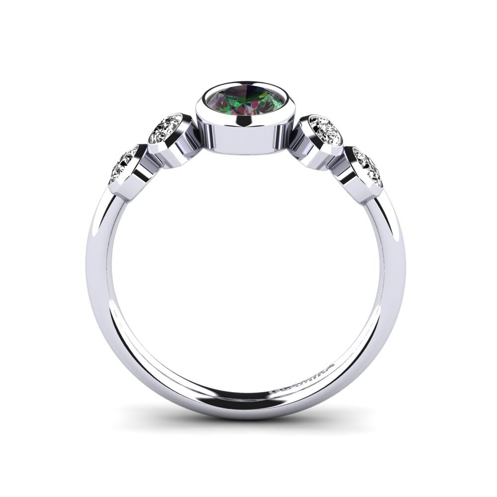 Mystic Topaz Engagement Ring Ailesse