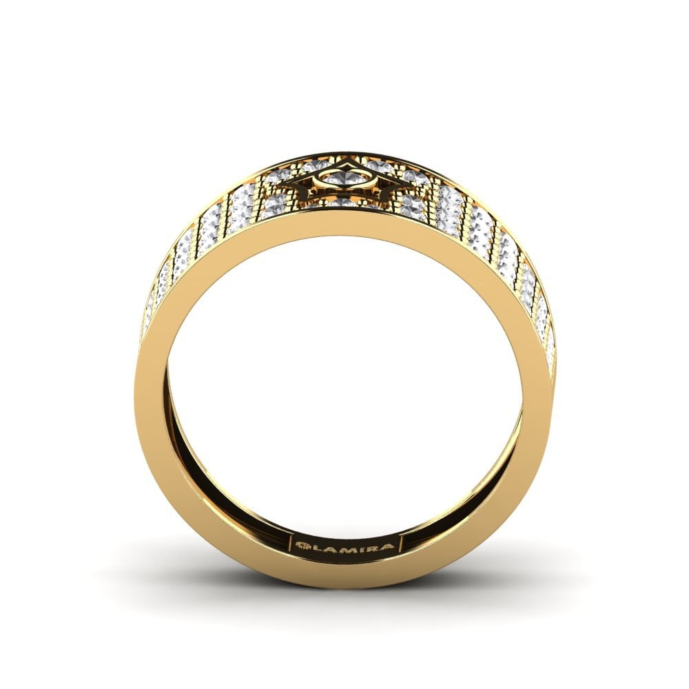 Zafiro blanco Anillo Aisthema