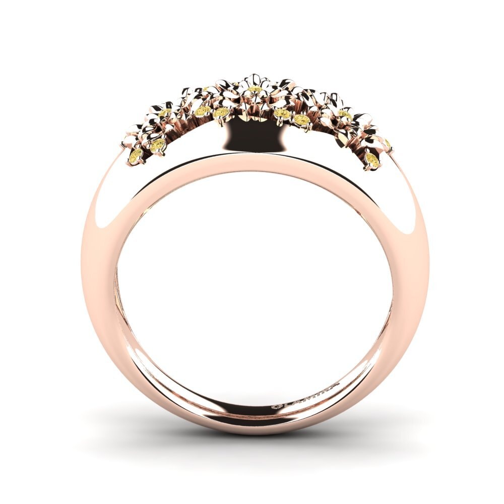 Diamant Jaune Bague Aiyana