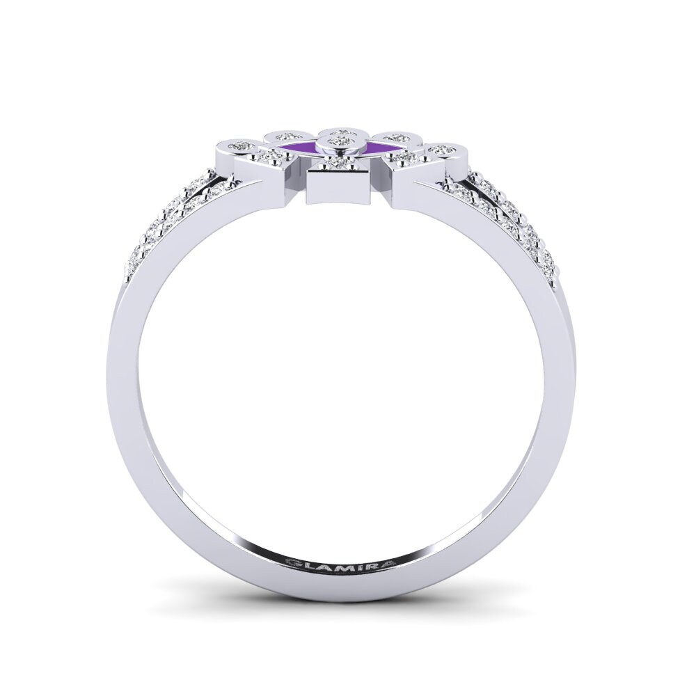 Weißgold 375 Ring Aizanoi