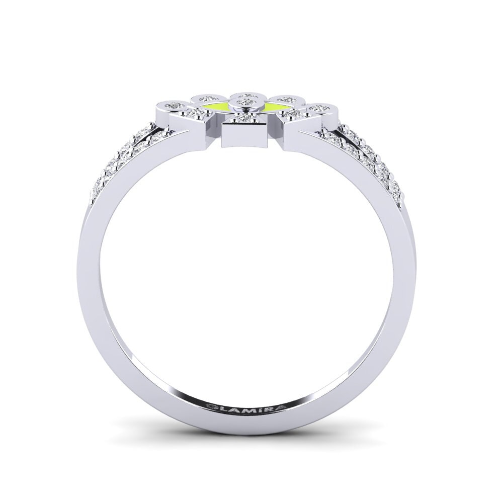 Argent Blanc Bague Aizanoi