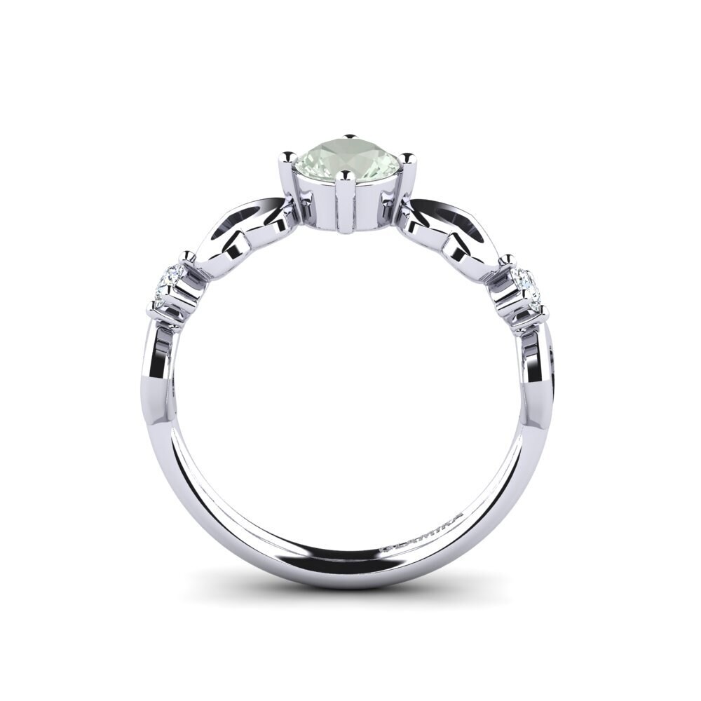Green Amethyst Women's Ring Aizaya