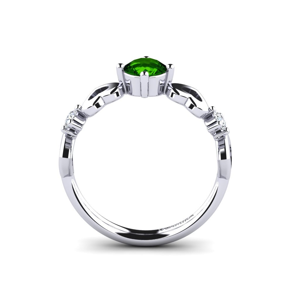 Green Tourmaline Women's Ring Aizaya