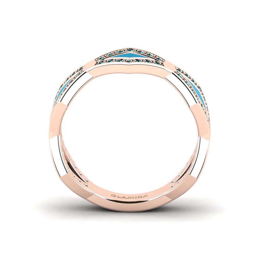 Blauer Diamant Ring Ajmasser