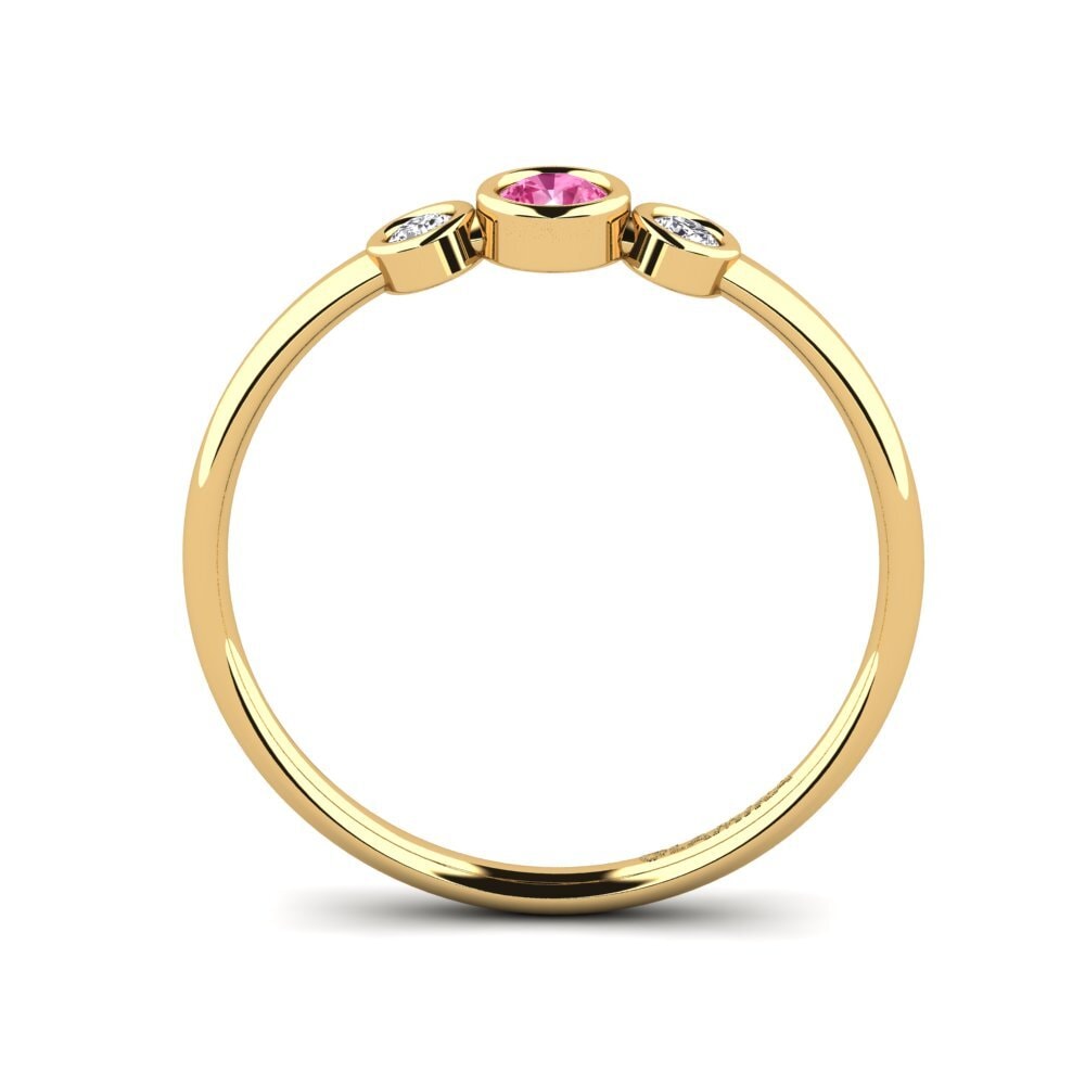 Pink Sapphire Engagement Ring Akee