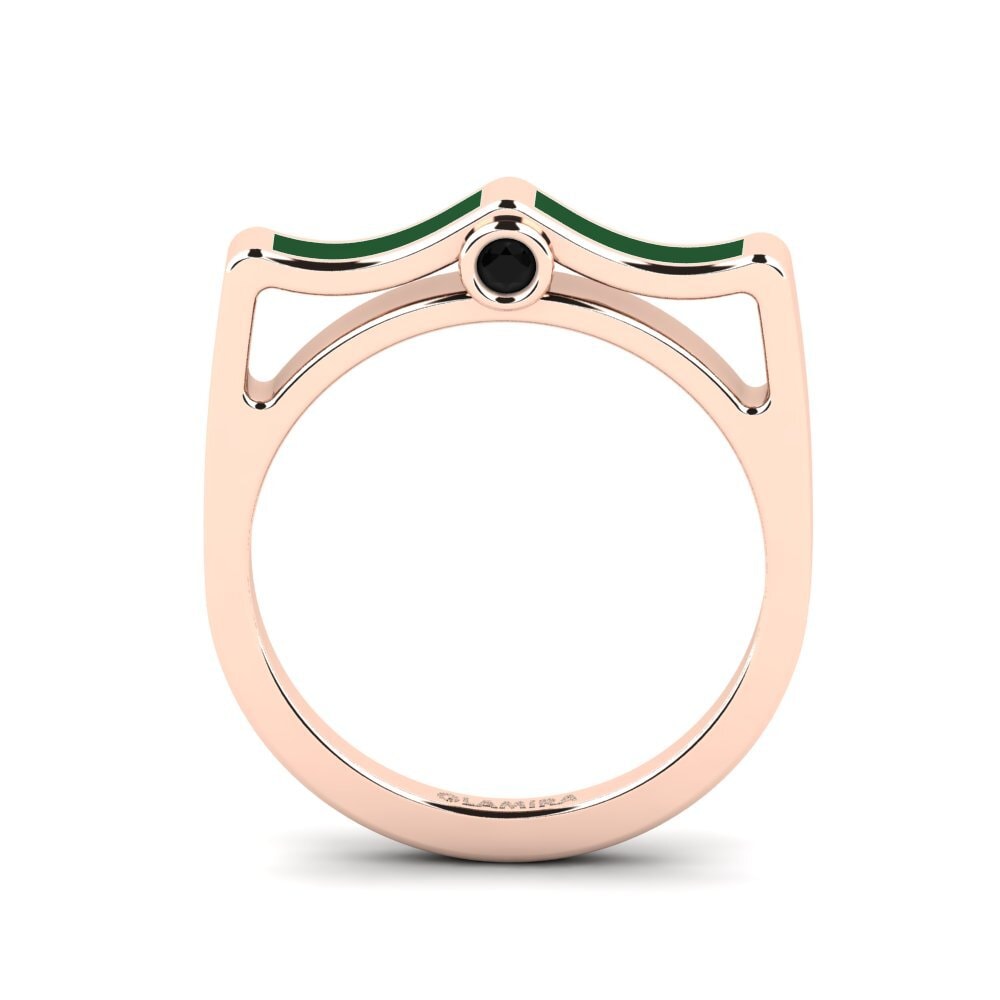 Schwarzer Onyx Ring Akir