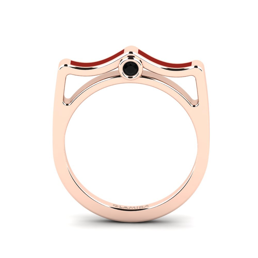 Schwarzer Onyx Ring Akir