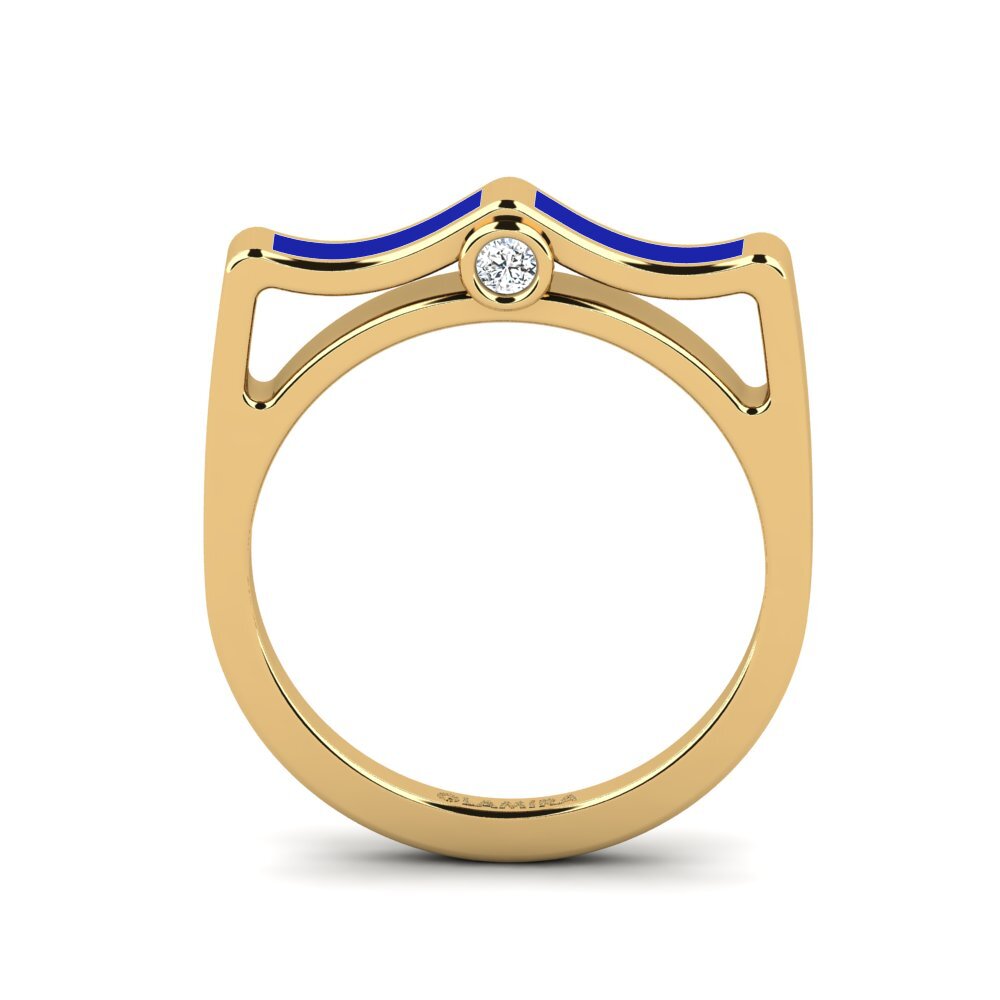 Gelbgold 585 Ring Akir