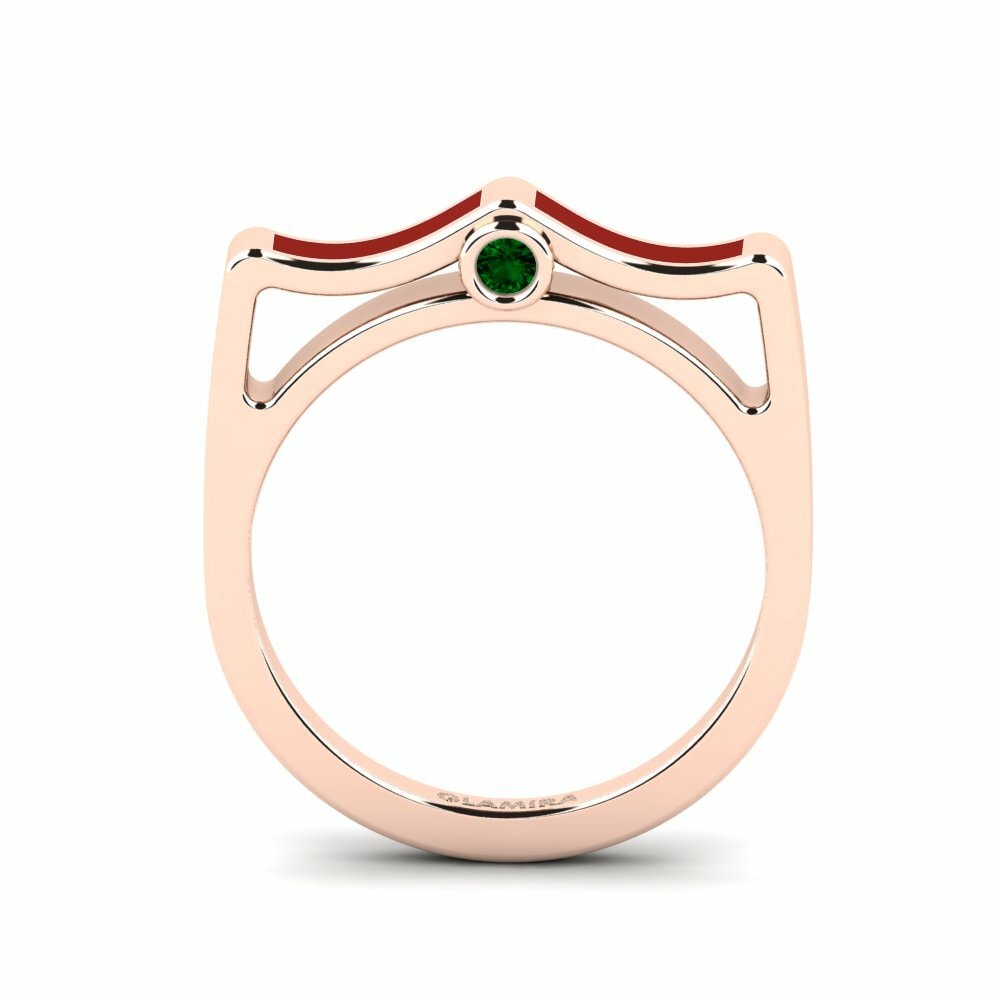Zircone Vert Bague Akir