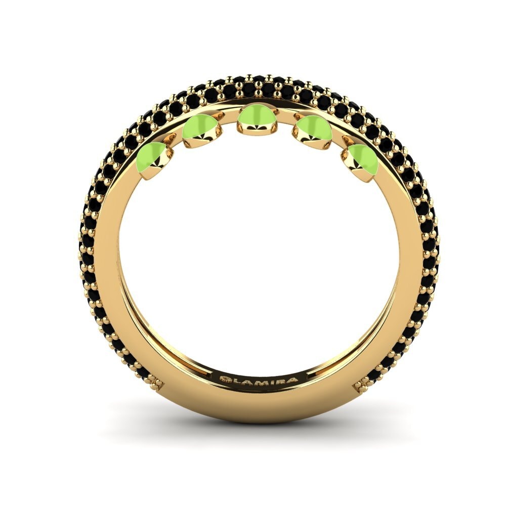 Schwarzer Onyx Ring Aktibo