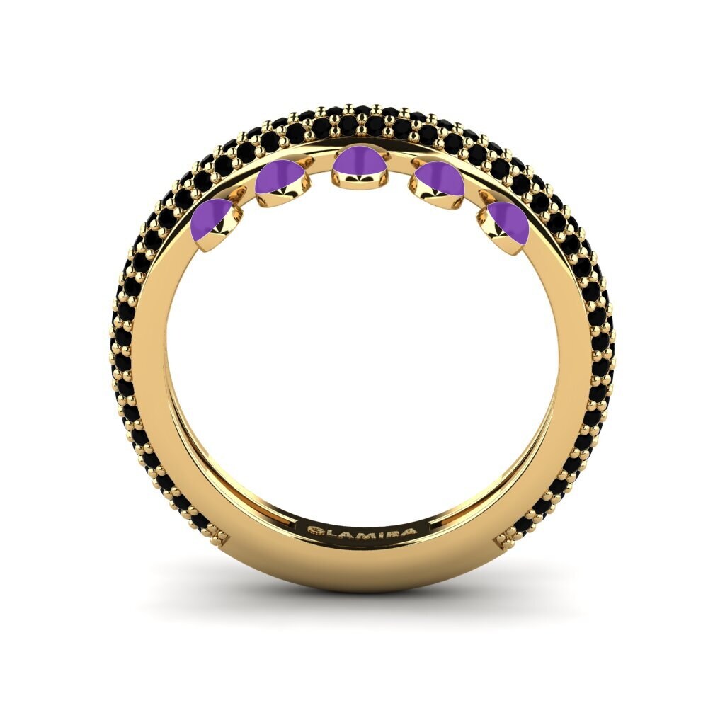 Schwarzer Diamant Ring Aktibo