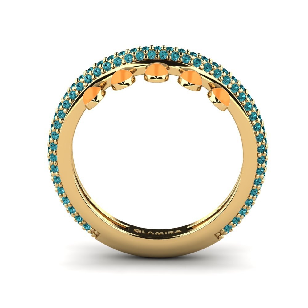Blauer Diamant Ring Aktibo