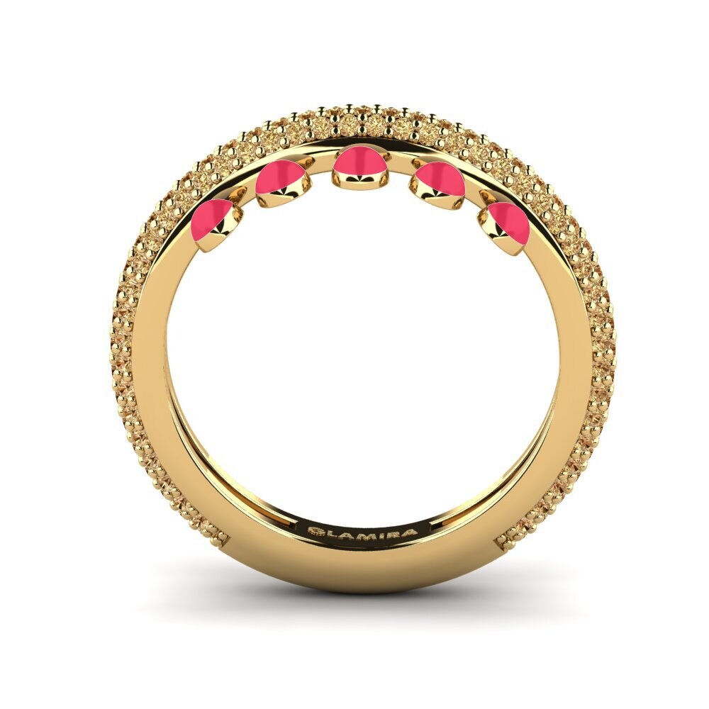 Brauner Diamant Ring Aktibo