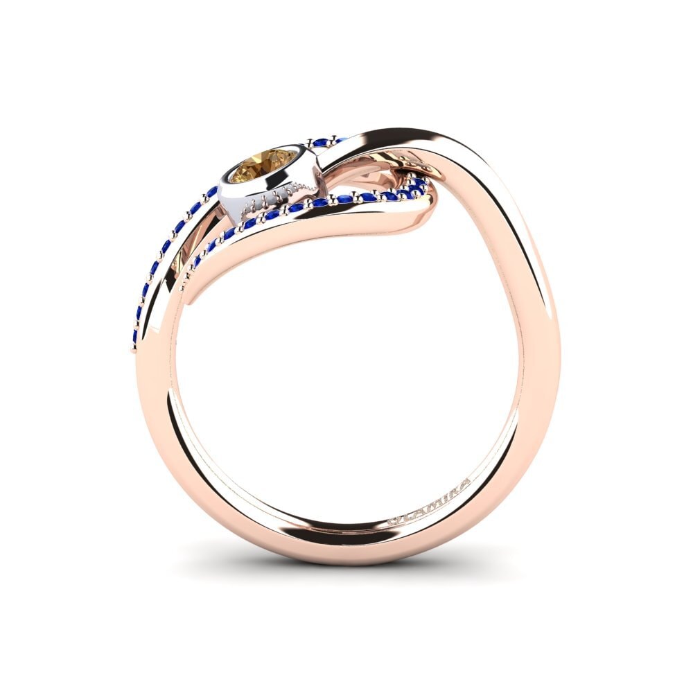 14k Rose & White Gold Ring Alandris