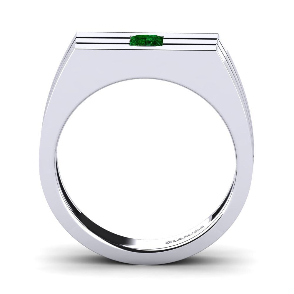 Green Zirconia Men's Ring Alecander