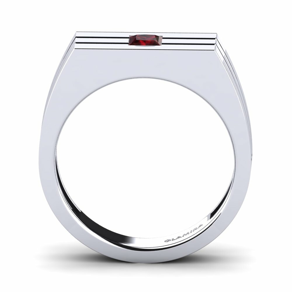 Garnet Men's Ring Alecander