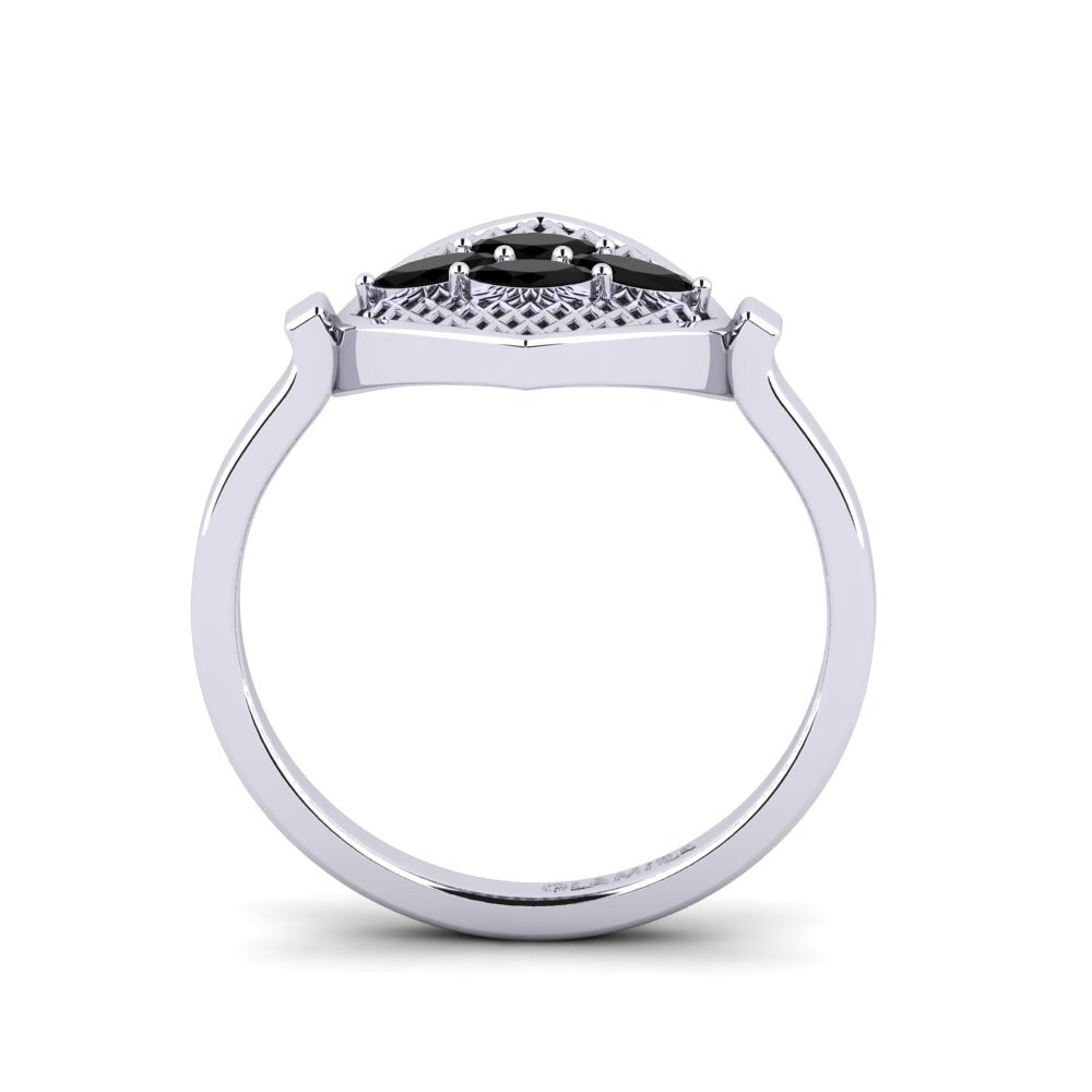 Zafiro negro Anillo Alece