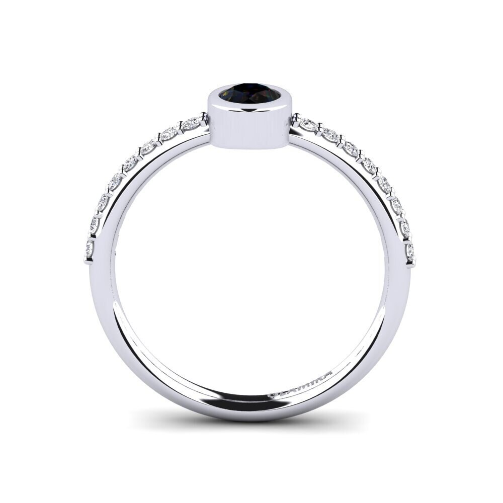 Black Opal Women's Ring Aleckon